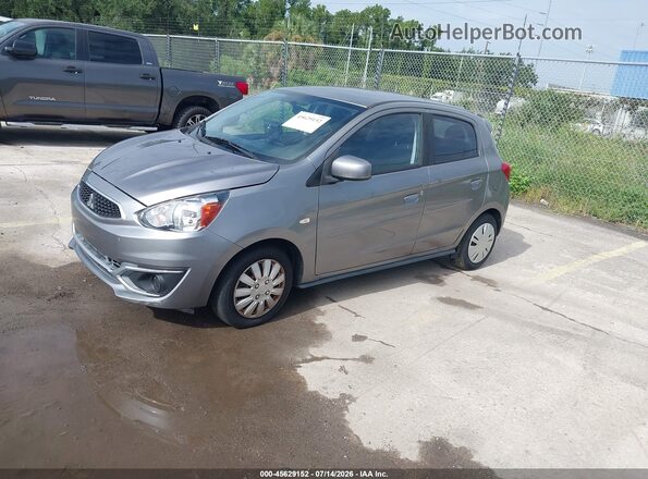ML32A3HJ3HH004595 2017 MITSUBISHI MIRAGE Silver Vista tres cuartos delantera izquierda