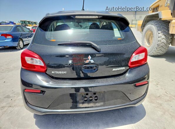 ML32A3HJ3JH007843 2018 MITSUBISHI MIRAGE Black Widok z tyłu