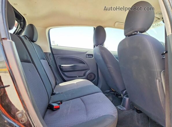 ML32A3HJ3JH007843 2018 MITSUBISHI MIRAGE Black Widok wnętrza z tyłu