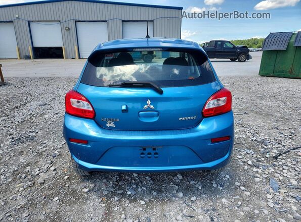 ML32A3HJ3KH014292 2019 MITSUBISHI MIRAGE Blue უკანა ხედი