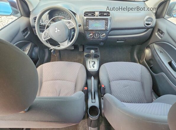 ML32A3HJ3KH014292 2019 MITSUBISHI MIRAGE Blue წინა პანელის ხედი