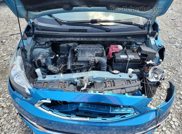 ML32A3HJ3KH014292 2019 MITSUBISHI MIRAGE Blue უკანა სალონის ხედი
