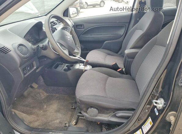 ML32A3HJ4LH000886 2020 MITSUBISHI MIRAGE Black Widok wnętrza z przodu