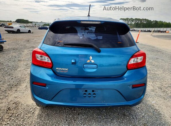 ML32A3HJ4LH010608 2020 MITSUBISHI MIRAGE Blue Rear view