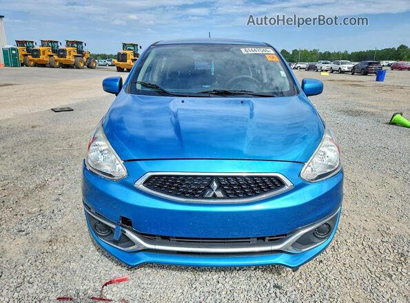 ML32A3HJ4LH010608 2020 MITSUBISHI MIRAGE Blue Front view