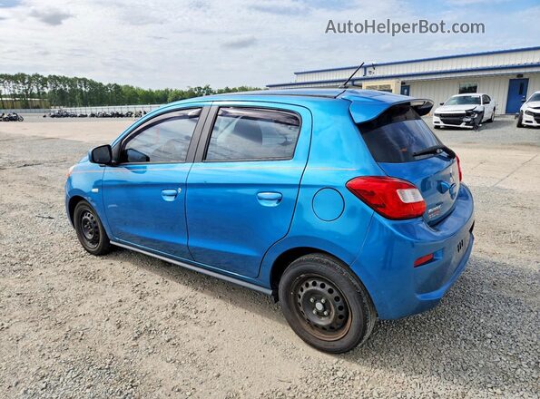 ML32A3HJ4LH010608 2020 MITSUBISHI MIRAGE Blue Rear left