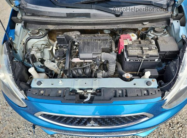 ML32A3HJ4LH010608 2020 MITSUBISHI MIRAGE Blue Rear interior view