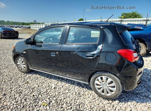 ML32A3HJ5HH004257 2017 MITSUBISHI MIRAGE Black Trasero izquierdo