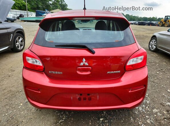 ML32A3HJ5HH011693 2017 MITSUBISHI MIRAGE Красный Вид сзади