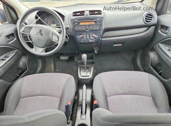 ML32A3HJ5HH011693 2017 MITSUBISHI MIRAGE Красный Вид панели приборов