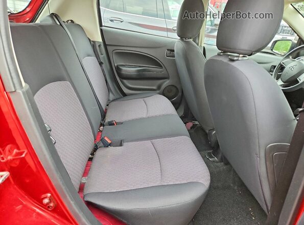 ML32A3HJ5HH011693 2017 MITSUBISHI MIRAGE Красный Вид задних сидений