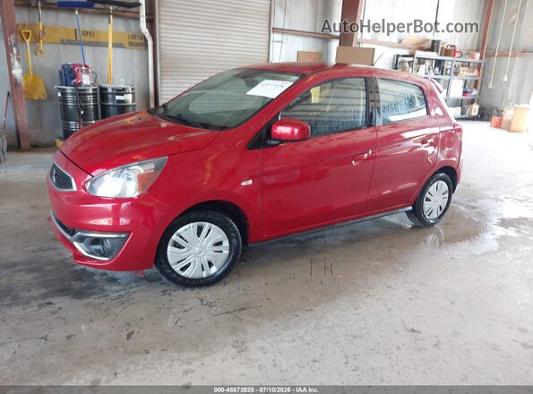 ML32A3HJ5KH008803 2019 MITSUBISHI MIRAGE Red Vista tres cuartos delantera izquierda