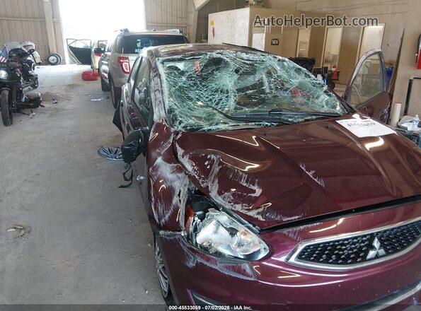ML32A3HJ5LH005966 2020 MITSUBISHI MIRAGE Maroon Widok z przodu