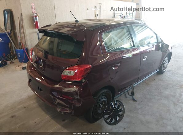 ML32A3HJ5LH005966 2020 MITSUBISHI MIRAGE Maroon Tył prawy