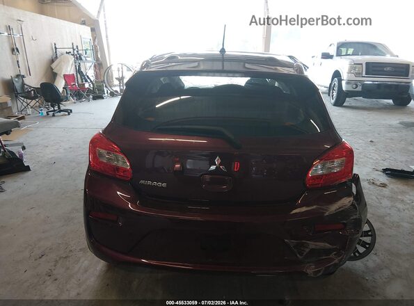 ML32A3HJ5LH005966 2020 MITSUBISHI MIRAGE Maroon 