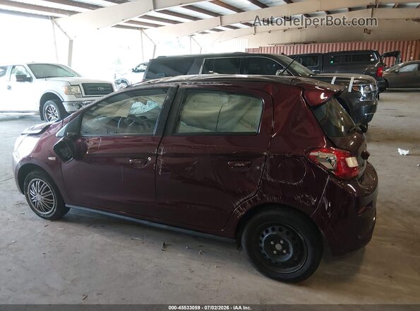 ML32A3HJ5LH005966 2020 MITSUBISHI MIRAGE Maroon 