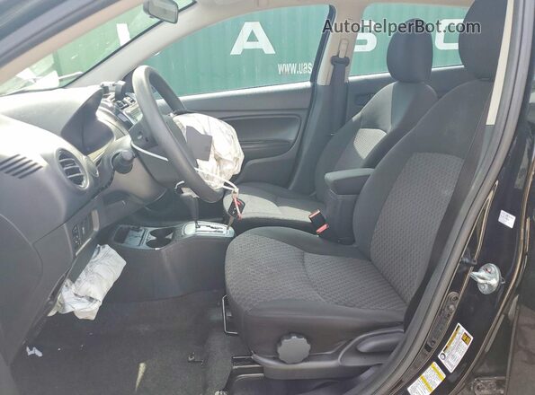 ML32A3HJ5LH006891 2020 MITSUBISHI MIRAGE Black Widok wnętrza z przodu