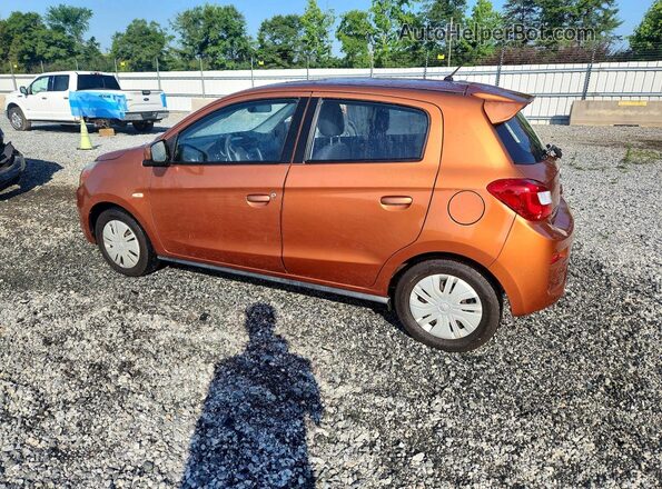 ML32A3HJ6HH010858 2017 MITSUBISHI MIRAGE Orange Tył lewy