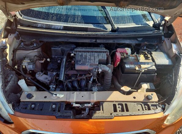 ML32A3HJ6HH010858 2017 MITSUBISHI MIRAGE Orange Widok wnętrza z tyłu