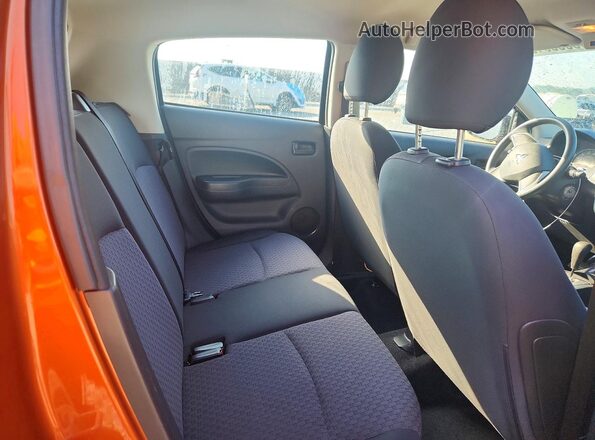 ML32A3HJ6HH010858 2017 MITSUBISHI MIRAGE Orange Widok tylnych siedzeń