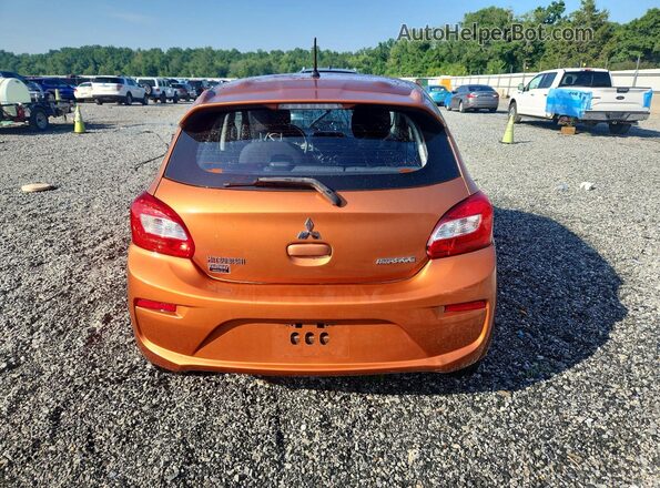 ML32A3HJ6HH010858 2017 MITSUBISHI MIRAGE Orange Widok z tyłu