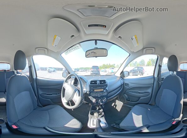 ML32A3HJ6HH010858 2017 MITSUBISHI MIRAGE Orange Widok naklejki z numerem VIN