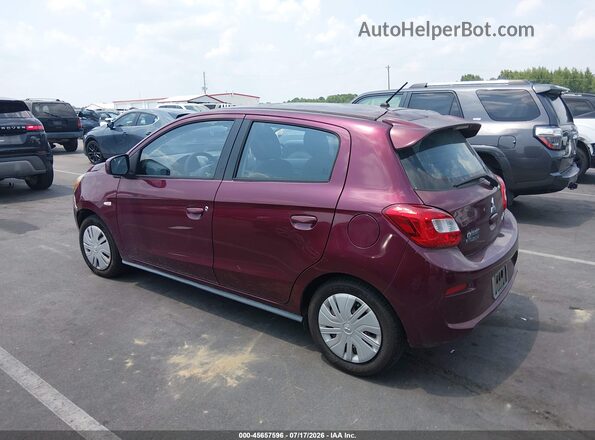 ML32A3HJ6HH013758 2017 MITSUBISHI MIRAGE Maroon Задня ліва чверть