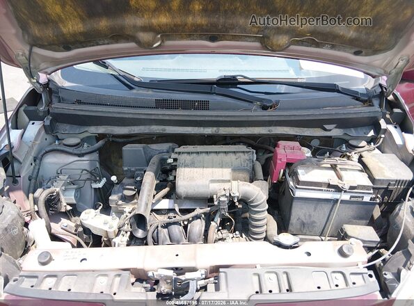 ML32A3HJ6HH013758 2017 MITSUBISHI MIRAGE Maroon Вид ззаду