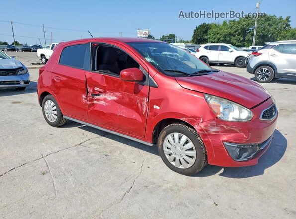 ML32A3HJ6JH003818 2018 MITSUBISHI MIRAGE Красный Передняя правая четверть