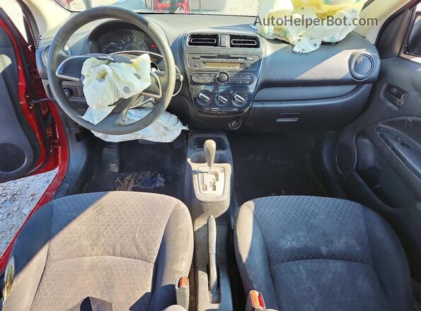 ML32A3HJ7HH003515 2017 MITSUBISHI MIRAGE Red Առջևի վահանակի տեսք