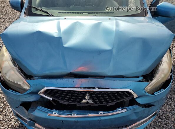 ML32A3HJ7HH016863 2017 MITSUBISHI MIRAGE Blue Սալոնի հետևի տեսք