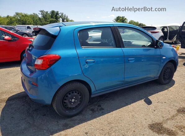 ML32A3HJ7JH009594 2018 MITSUBISHI MIRAGE Blue Задня права чверть