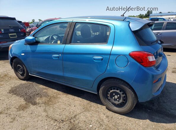 ML32A3HJ7JH009594 2018 MITSUBISHI MIRAGE Blue Задня ліва чверть