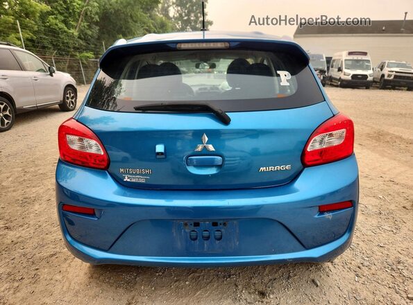 ML32A3HJ7KH007653 2019 MITSUBISHI MIRAGE Blue Вид ззаду