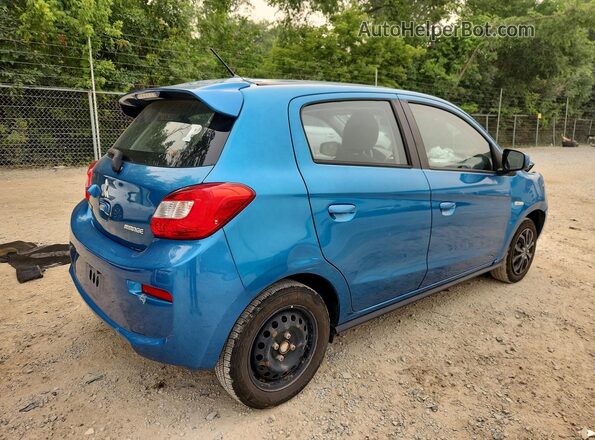 ML32A3HJ7KH007653 2019 MITSUBISHI MIRAGE Blue Задня права чверть