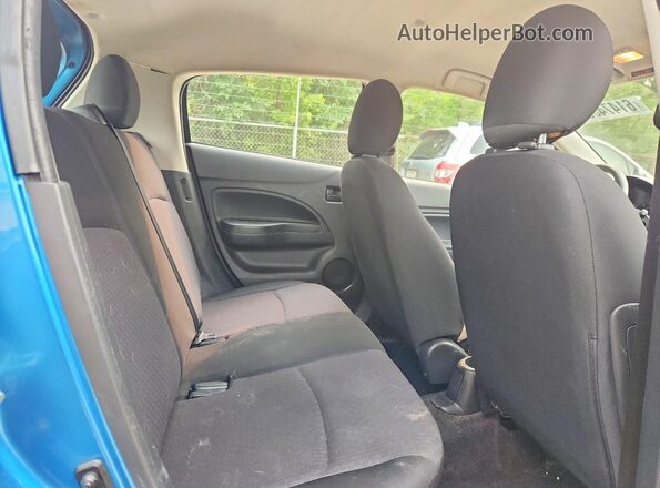 ML32A3HJ7KH007653 2019 MITSUBISHI MIRAGE Blue Вид задніх сидінь