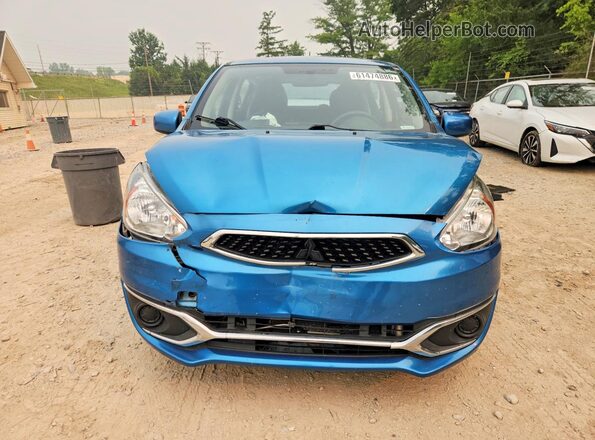 ML32A3HJ7KH007653 2019 MITSUBISHI MIRAGE Blue Вид спереду