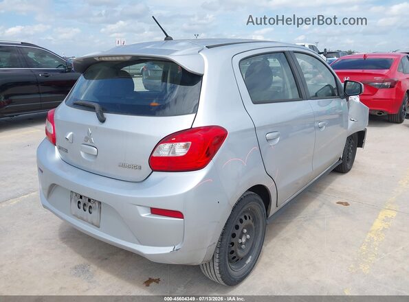 ML32A3HJ7KH015686 2019 MITSUBISHI MIRAGE Silver Задня права чверть