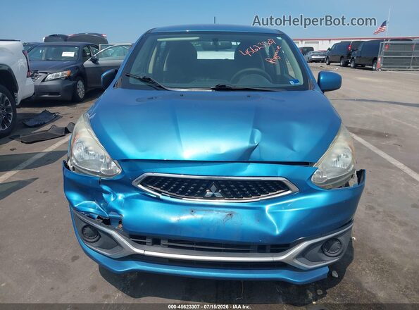 ML32A3HJ8JH003738 2018 MITSUBISHI MIRAGE Blue ხელსაწყოთა პანელის ხედი