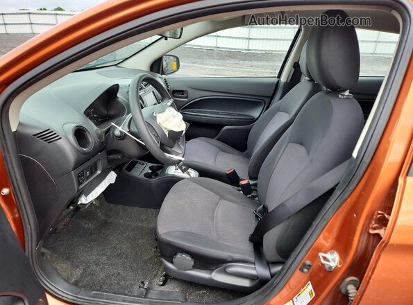 ML32A3HJ8LH003452 2020 MITSUBISHI MIRAGE Orange Вид салону спереду