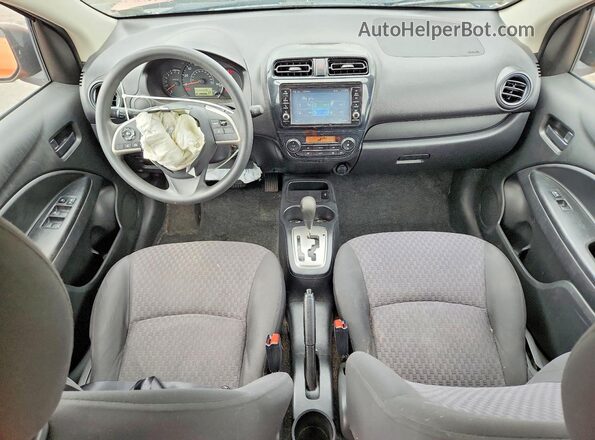 ML32A3HJ8LH003452 2020 MITSUBISHI MIRAGE Orange Вид панелі приладів