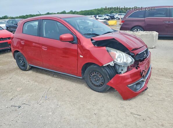 ML32A3HJ9HH007663 2017 MITSUBISHI MIRAGE Красный Передняя правая четверть