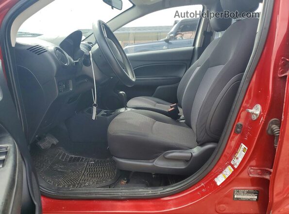 ML32A3HJ9HH007663 2017 MITSUBISHI MIRAGE Красный Вид салона спереди