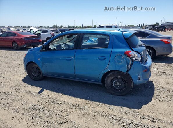ML32A3HJ9HH020316 2017 MITSUBISHI MIRAGE Blue Задня ліва чверть