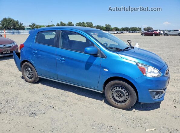 ML32A3HJ9HH020316 2017 MITSUBISHI MIRAGE Blue Передня права чверть
