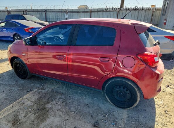 ML32A3HJ9JH002775 2018 MITSUBISHI MIRAGE Red უკანა მარცხენა