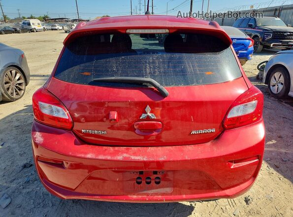 ML32A3HJ9JH002775 2018 MITSUBISHI MIRAGE Red უკანა ხედი