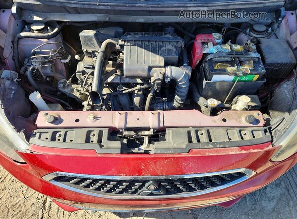 ML32A3HJ9JH002775 2018 MITSUBISHI MIRAGE Red უკანა სალონის ხედი