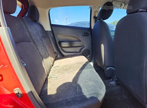ML32A3HJ9JH002775 2018 MITSUBISHI MIRAGE Red უკანა სავარძლების ხედი