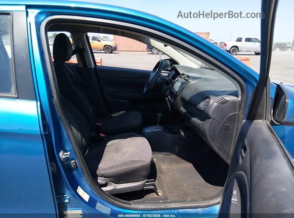 ML32A3HJ9JH009502 2018 MITSUBISHI MIRAGE Blue Вид салону спереду